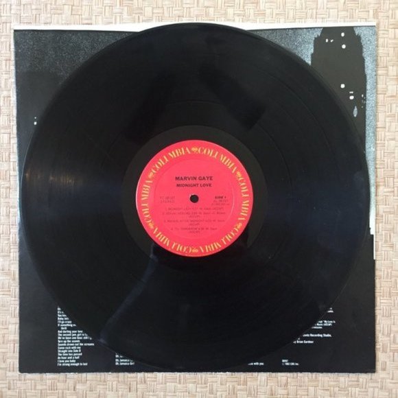 Marvin Gaye - "Midnight Love" Vinyl LP - Picture 4 of 4